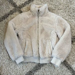 Girls Plush Fuzzy Jacket
